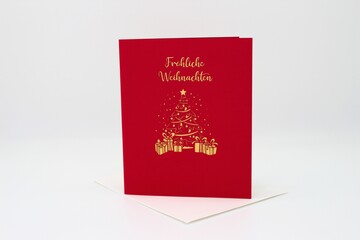 3D Geschenkkarte Weihnachten